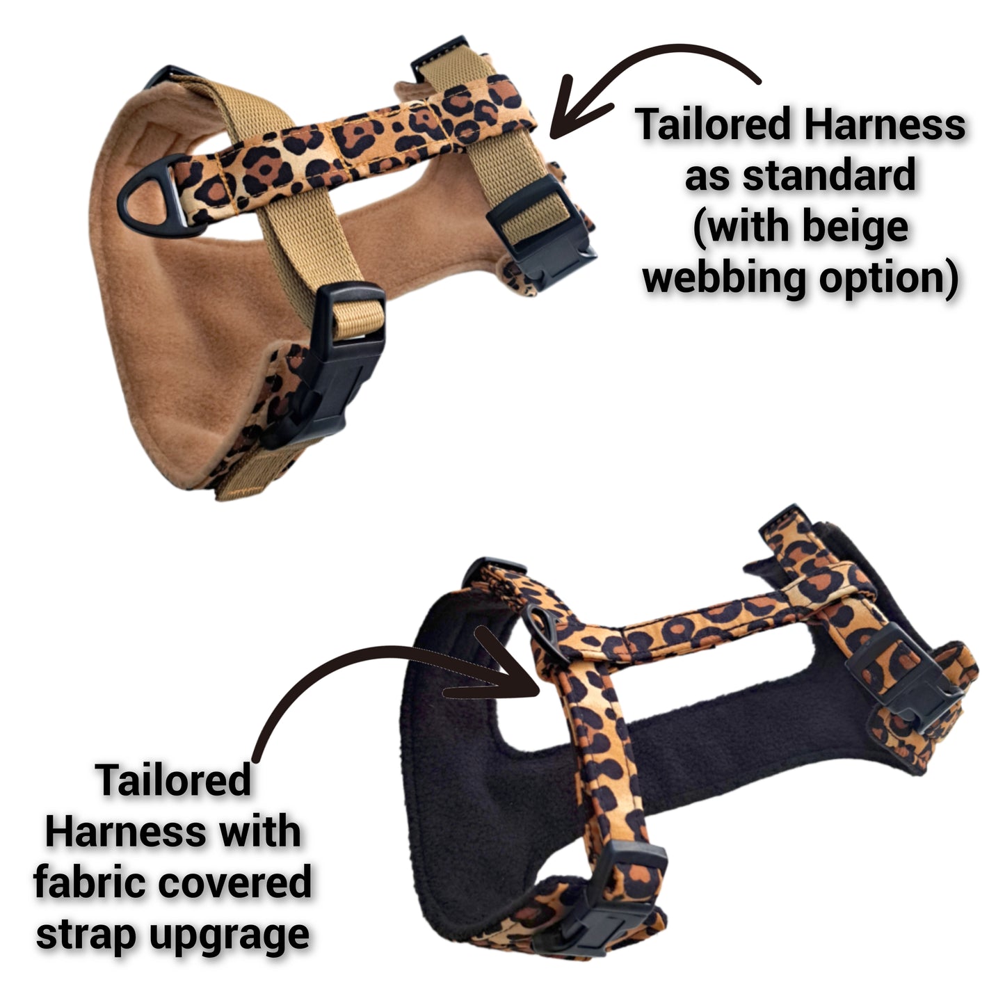 TAILORED HARNESS UPGRADE - Fabric Covered Straps