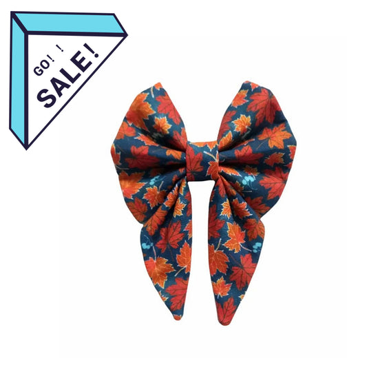 SALE| Sailor Bow - Size S (Autumn Leaves)